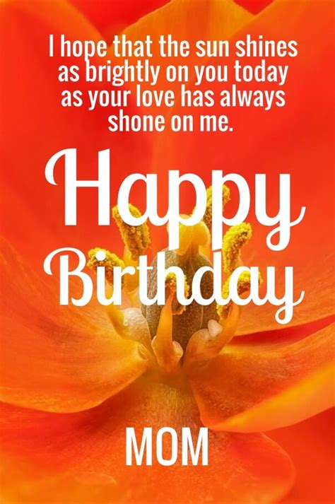 happy birthday mom quotes from son|inspirational quotes for moms birthday.